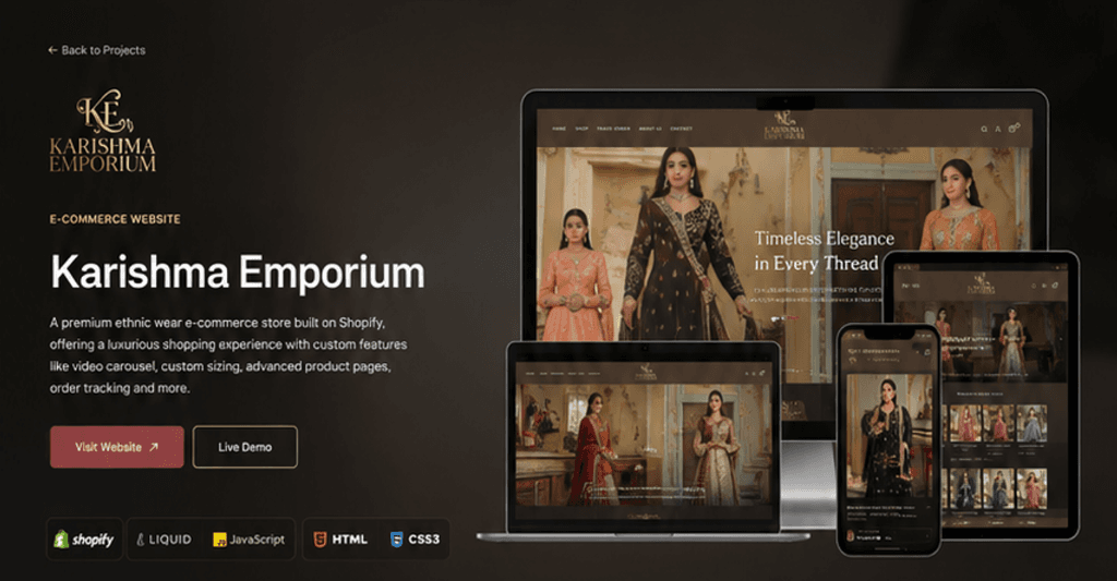 Karishma Emporium Multi-device Mockup